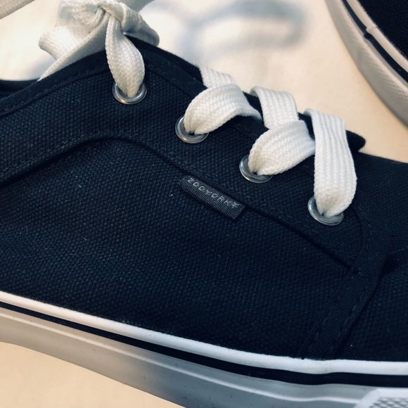 Zoo York Sneaker Mens 12 Black Skateboarder Lace Up Casual Comfort Runner LowTop - Picture 6 of 15